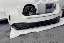 Mercedes GLE W167 2018- Rear diffuser with exhaust tips GLE63 Black (2018-2026) photo 3