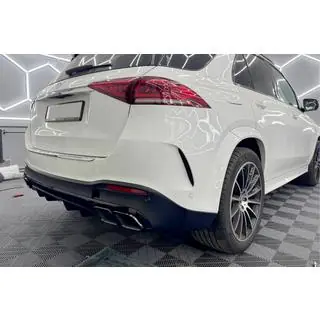 Rear diffuser with exhaust tips GLE63 Black (2018-2026)