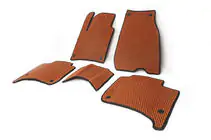 Porsche Cayenne 2010-2017 EVA Floor Mats (brick red) photo 2