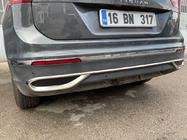 Volkswagen Tiguan 2016-2023 Exhaust Tip Covers Imitation 2020+ (3 pcs, stainless steel) photo 4