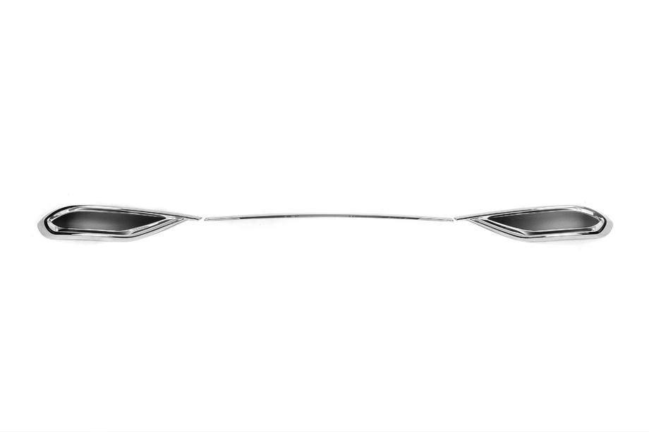 Volkswagen Tiguan 2016-2023 Exhaust Tip Covers Imitation 2020+ (3 pcs, stainless steel) OmsaLine - Italian Stainless Steel Photo 5