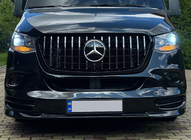 Mercedes Sprinter W907/W910 2018- Front Grille Panamericana GT Chrome Premium V1 With Frame photo 8