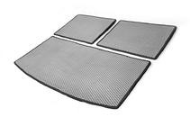 Audi Q7 2005-2015 Trunk mat 3-piece (EVA, gray) (7 seats) photo 2