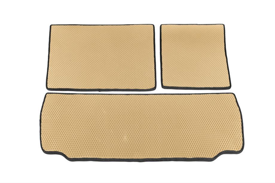 Toyota Sequoia 2007-2022 Trunk mats (EVA, beige) Image