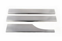 Volkswagen Caddy 2004-2010 Interior door sill protectors (no logo, stainless steel) Set of 4 photo 5