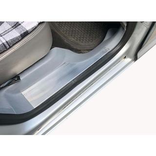 Interior door sill protectors (no logo, stainless steel) photo 1
