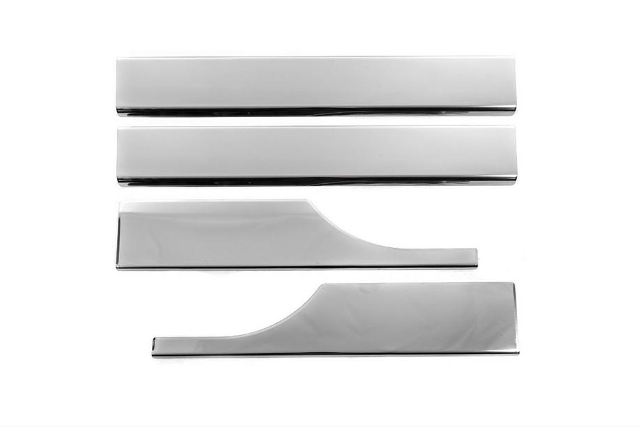 Volkswagen Caddy 2004-2010 Interior door sill protectors (no logo, stainless steel) Photo 7