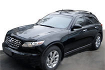 Infiniti FX 2008-2012 Window Deflectors (4 pcs, HIC) photo 1