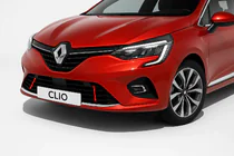 Renault Clio V 2019- Front bumper protector trim (1 pc, stainless steel) photo 1