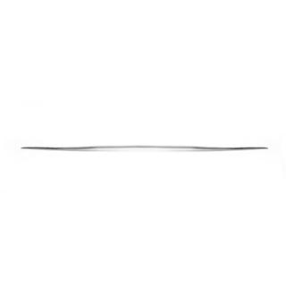 Front bumper protector trim (1 pc, stainless steel) photo 3