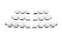 Renault Clio V 2019- Chrome Grille Covers (6 pcs) OmsaLine - Italian Stainless Steel photo 2