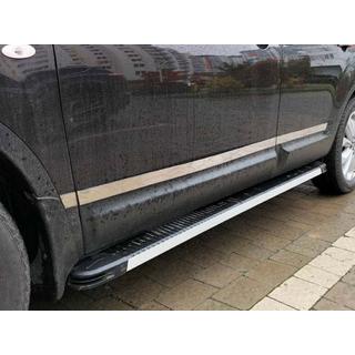 Carmos Door Mouldings (4 pcs, Stainless Steel) Nissan Qashqai 2007-2010 photo 1