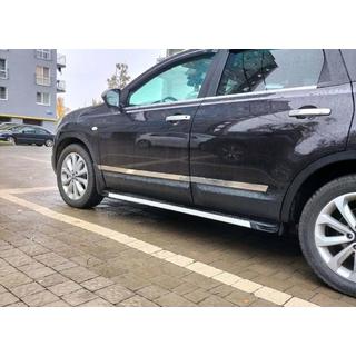 Carmos Door Mouldings (4 pcs, Stainless Steel) Nissan Qashqai 2010-2014 photo 4