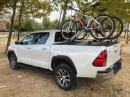 Toyota Hilux 2015- Roof Rack Cross Bars (for Original Mounting Points) Black photo 3