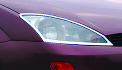Ford Focus I 1998-2005 Headlight Covers Chrome (2 pcs, plastic) photo 1