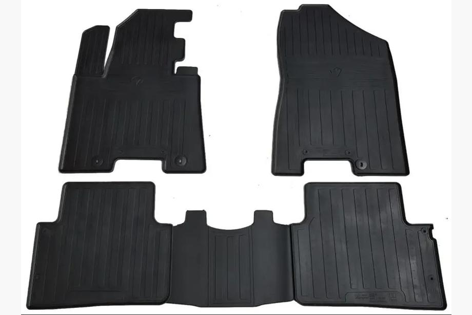 Hyundai Tucson TL 2016-2021 Rubber Floor Mats Type-2 (4 pcs, Stingray Premium) Image