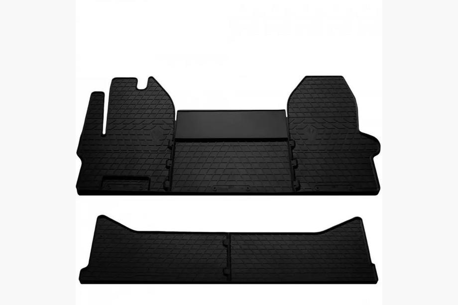 Iveco Daily 2014- Rubber Floor Mats Double Cab (5 pcs, Stingray Premium) Image