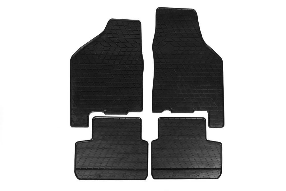 VAZ 2110-21115 1995-2015 Rubber floor mats for 2114, 2115 (4 pcs, Stingray Premium) Image
