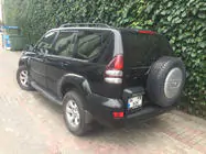 Toyota Land Cruiser Prado 120 2002-2009 Skyport Black Roof Rails (2 pcs) photo 7