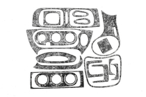 Renault Scenic 1998-2003 Dashboard Trim Covers (Meric, Turkey) Wood photo 6