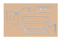 Hyundai I-20 2014-2020 Dashboard Trim Covers Aluminum photo 1