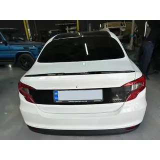 Lip Spoiler (Sunplex, Black) (119.1cm *5.5cm) Fiat Tipo 2016- photo 2