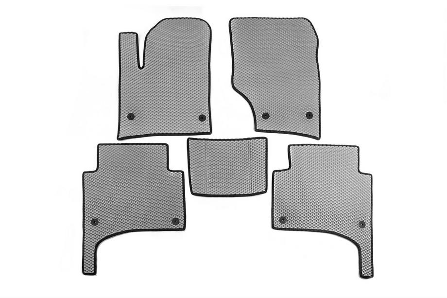 Volkswagen Touareg 2002–2010 EVA Floor Mats (Gray) Image