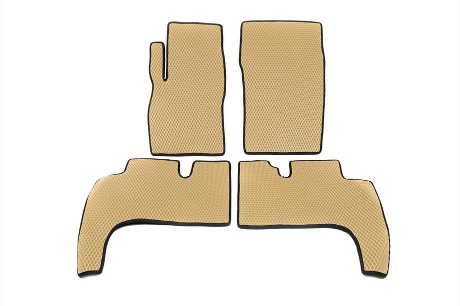 Toyota Land Cruiser 80 1990-1997 EVA Floor Mats (Beige) Image