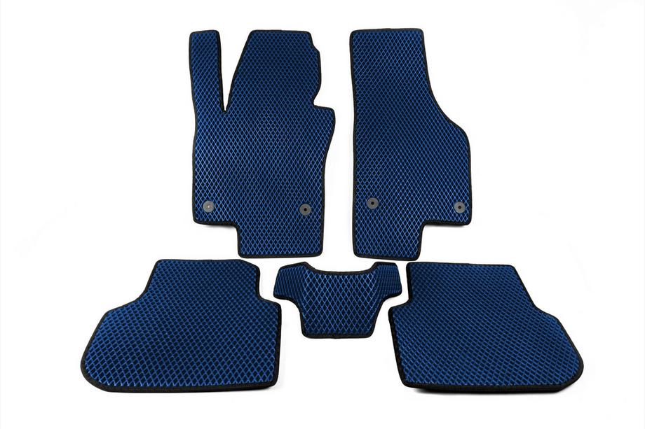 Volkswagen Jetta 2011-2018 EVA Floor Mats (Blue) Photo 1