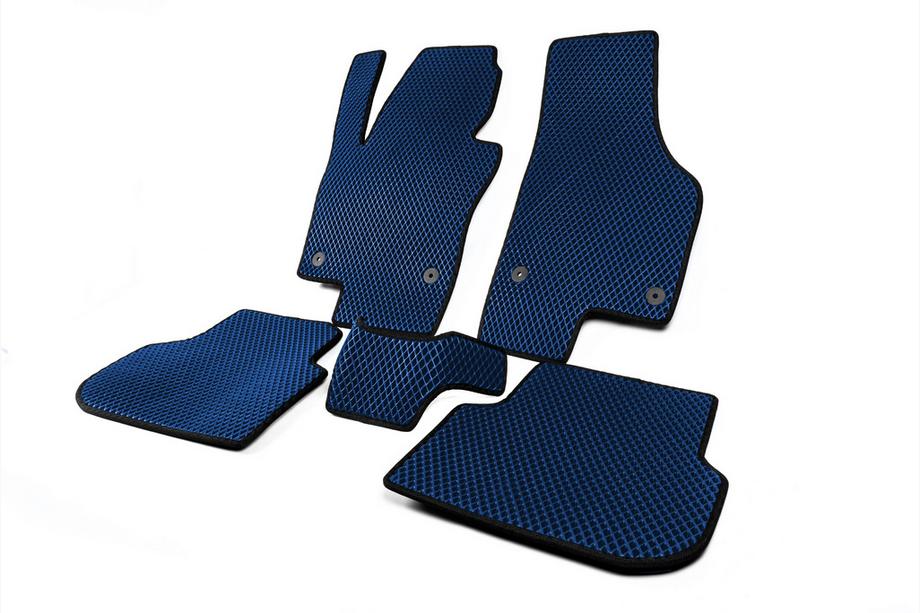 Volkswagen Jetta 2011-2018 EVA Floor Mats (Blue) Photo 2