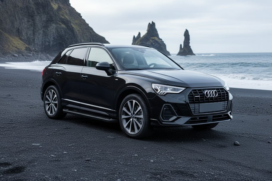 Audi Q3 2019–2025 Side Steps Allmond Black (2 pcs, Aluminum) Image