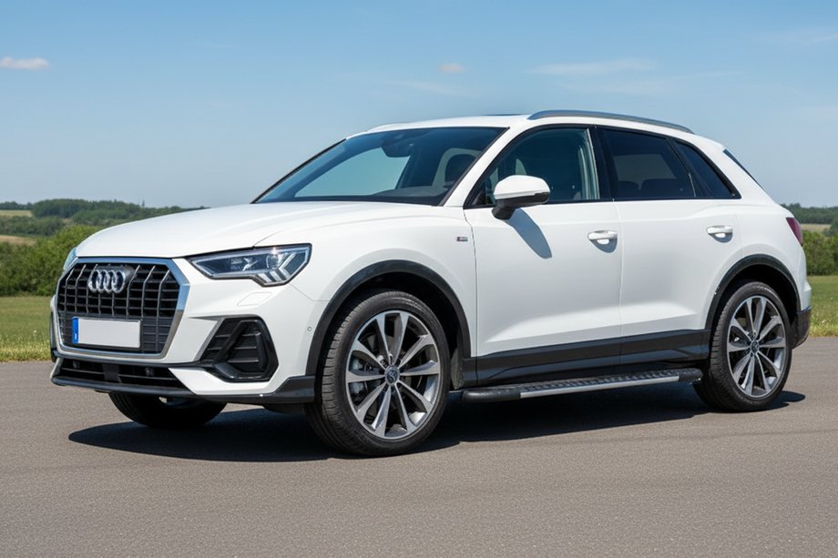 Audi Q3 2019–2025 Side Steps Bosphore Grey (2 pcs, Aluminum) Image