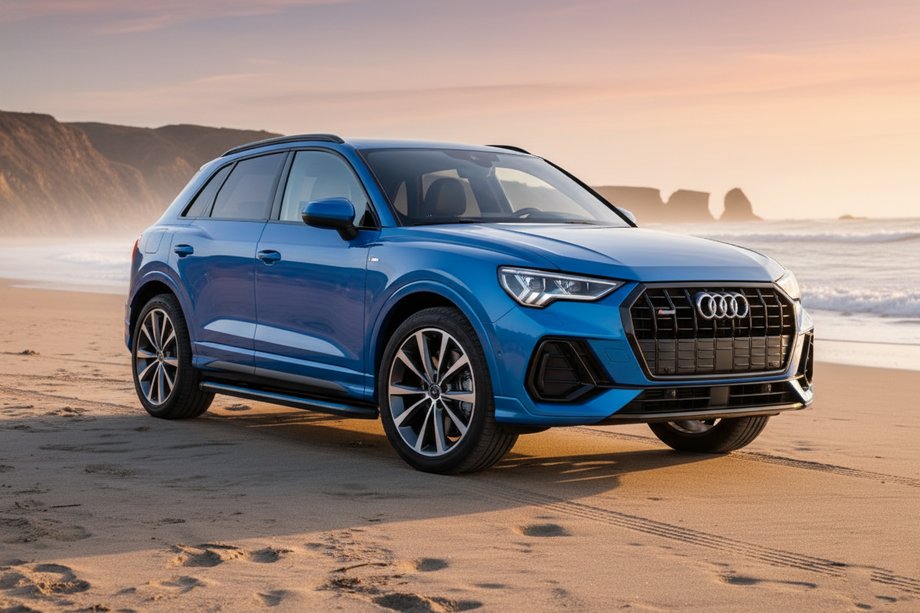 Audi Q3 2019–2025 Side Steps Maya Blue (2 pcs, Aluminum) Image