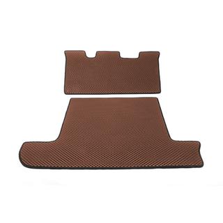 Trunk Mat 2 pcs Brick Red (EVA, 7 seats) Lexus LX470 1998-2007 photo 1
