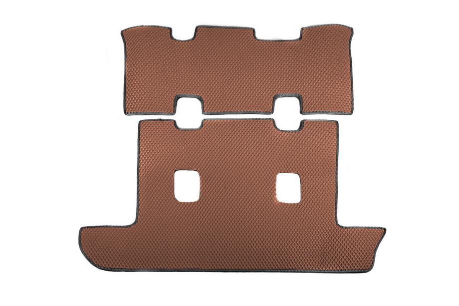 Toyota Land Cruiser 100 1998-2007 Trunk Mat 2 pcs Brick Red (EVA, 7 seats) Photo 2