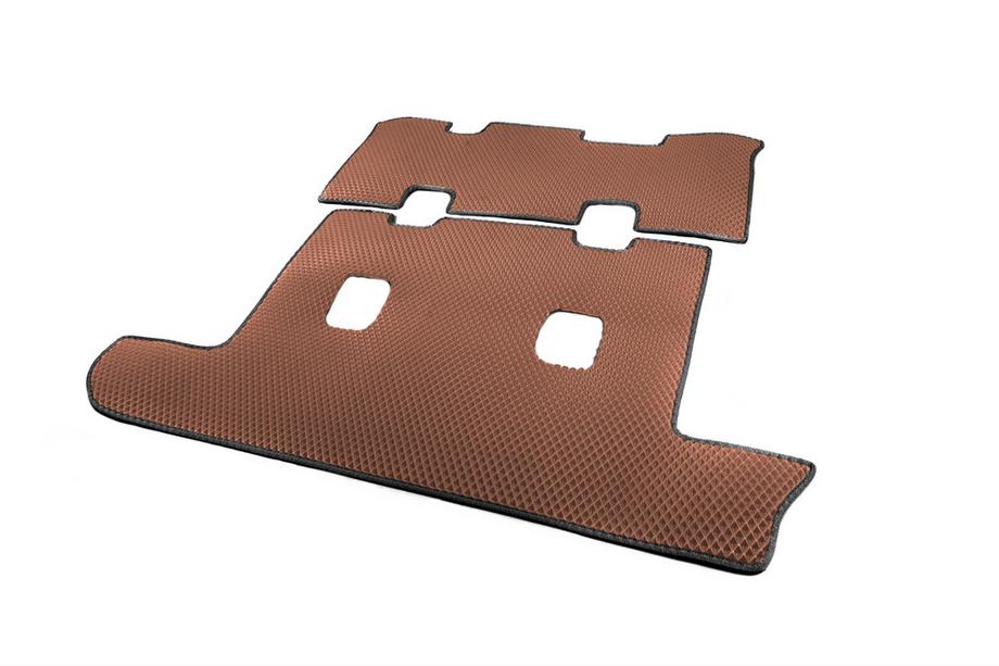 Toyota Land Cruiser 100 1998-2007 Trunk Mat 2 pcs Brick Red (EVA, 7 seats) Photo 4