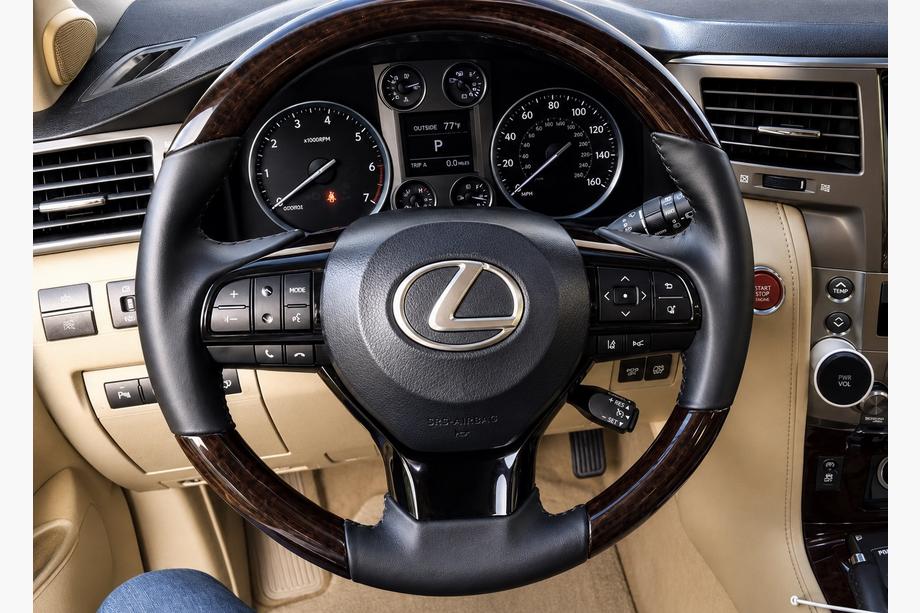 Lexus GX460 2009-2023 Steering wheel assembly (wood look) Image