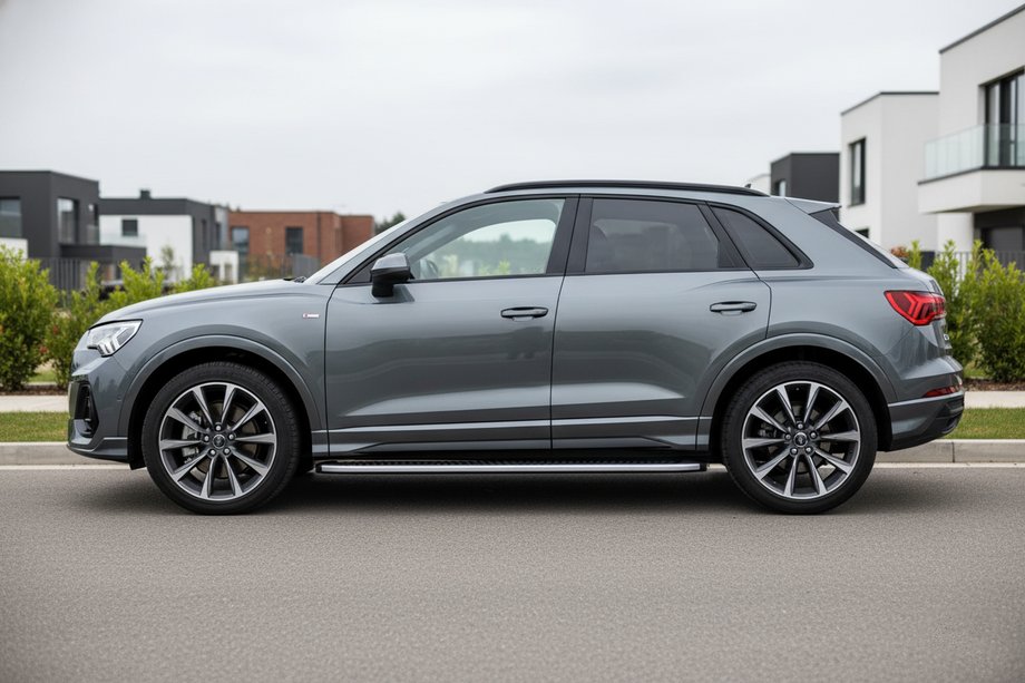 Audi Q3 2019–2025 Side Steps Tayga Grey (2 pcs, Aluminum) Image