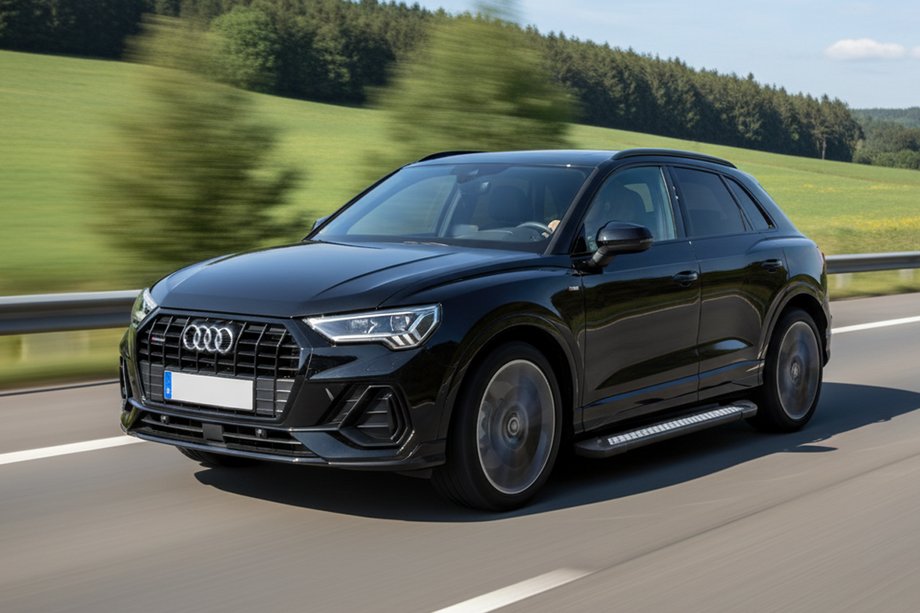 Audi Q3 2019–2025 Side Steps Vision New Black (2 pcs, Aluminum) Image