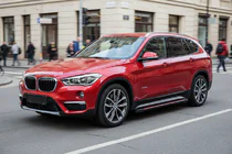 BMW X1 F48 2015-2022 Side Steps Maya Red (2 pcs, Aluminum) photo 1