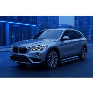 Side Steps Maya Blue (2 pcs, Aluminum) BMW X1 F48 2015-2022 photo 1