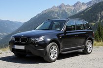 BMW X3 E83 2003-2010 Side Steps Bosphore Black (2 pcs, Aluminum) photo 2