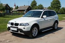 BMW X3 E83 2003-2010 Side Steps Maya V2 (2 pcs, Aluminum) photo 1