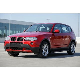 Side Steps Maya Red (2 pcs, Aluminum) BMW X3 E83 2003-2010 photo 1