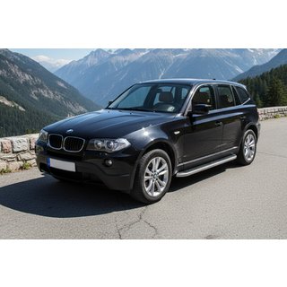 Side Steps Tayga Grey (2 pcs, Aluminum) BMW X3 E83 2003-2010 photo 1