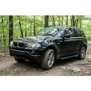 Side Steps Tayga Black (2 pcs, Aluminum) BMW X3 E83 2003-2010 photo 1