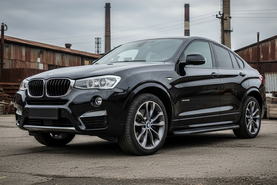 BMW X4 F26 2014-2018 Side Steps Bosphore Black (2 pcs, Aluminum) Image