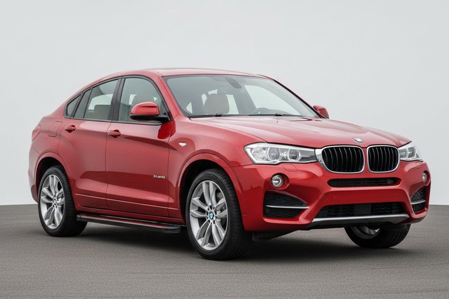 BMW X4 F26 2014-2018 Side Steps Maya Red (2 pcs, Aluminum) Image