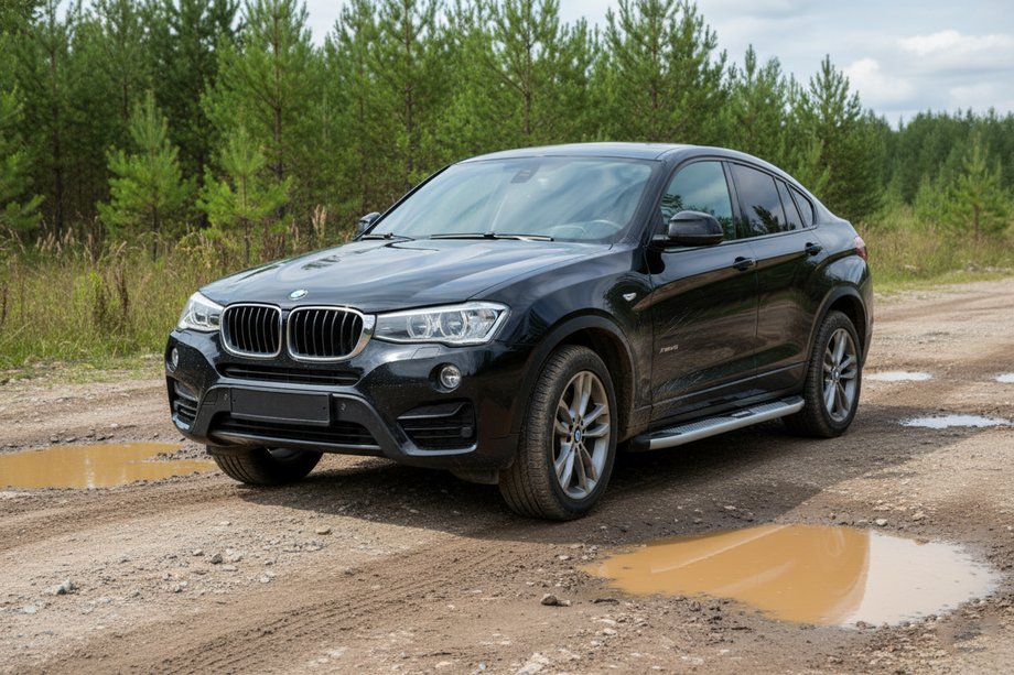 BMW X4 F26 2014-2018 Side Steps Mevsim Grey (2 pcs, Aluminum) Photo 1
