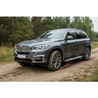 Side Steps Mevsim Grey (2 pcs, Aluminum) BMW X5 F15 2013-2018 photo 1